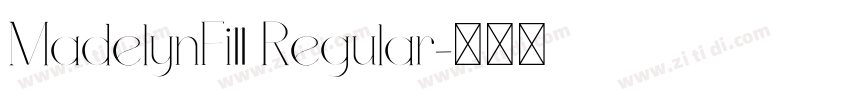 MadelynFi11 Regular字体转换 MadelynFi11 Regular字体转换